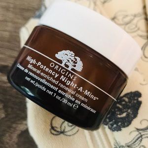 New Origins High Potency Night A Mins Cream w/ Bag